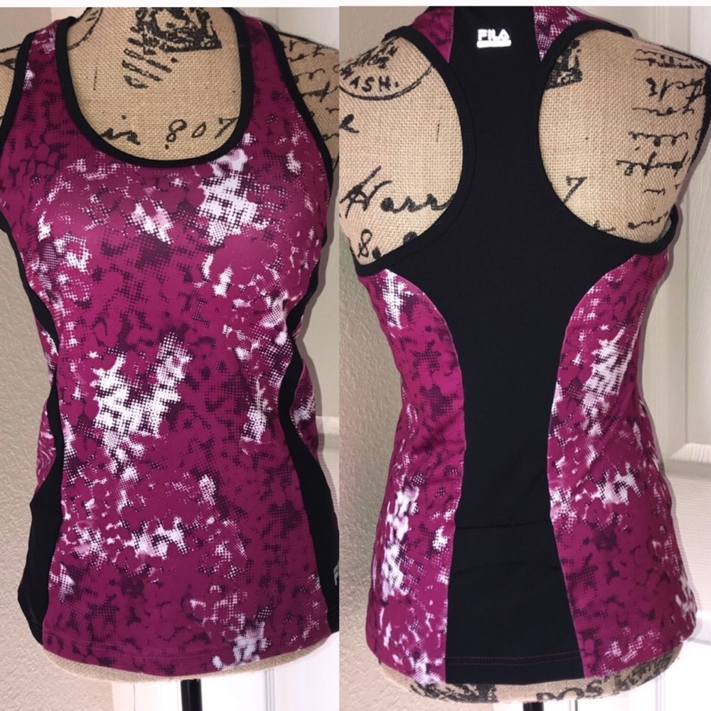 FILA Sport racerback work out top w/ built in bra